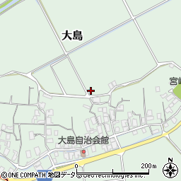 鳥取県東伯郡北栄町大島372周辺の地図