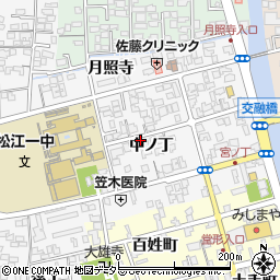 島根県松江市外中原町中ノ丁70周辺の地図