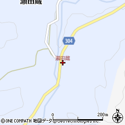 瀬田蔵周辺の地図