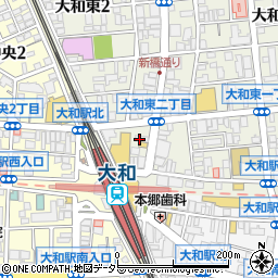 大和家本店周辺の地図