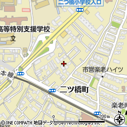 神奈川県横浜市瀬谷区二ツ橋町543-21周辺の地図