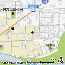 兵庫県豊岡市日高町日置周辺の地図