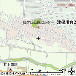 岐阜県関市虹ケ丘北周辺の地図