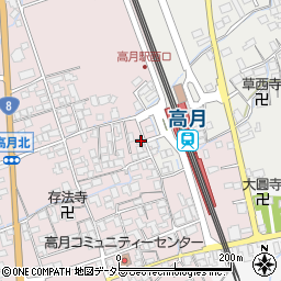 滋賀県長浜市高月町高月534周辺の地図