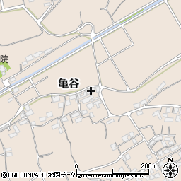 鳥取県東伯郡北栄町亀谷590周辺の地図