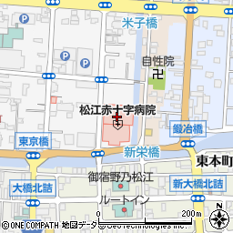 ノース キッチン 松江赤十字病院店周辺の地図
