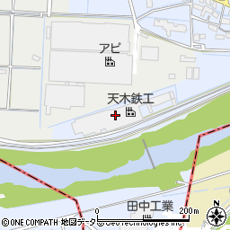 株式会社天木鉄工　カスカワ工場周辺の地図