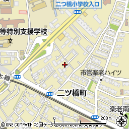 神奈川県横浜市瀬谷区二ツ橋町543-22周辺の地図