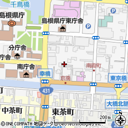 島根県松江市殿町36周辺の地図