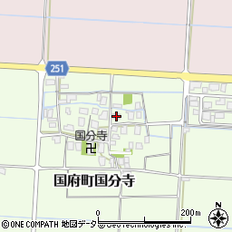 鳥取県鳥取市国府町国分寺40周辺の地図