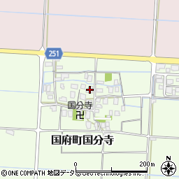 鳥取県鳥取市国府町国分寺39周辺の地図