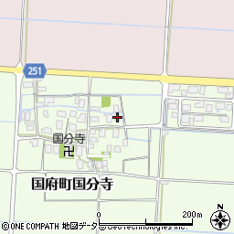 鳥取県鳥取市国府町国分寺43周辺の地図