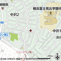 神奈川県横浜市旭区中沢1丁目53周辺の地図