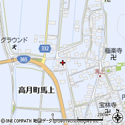 滋賀県長浜市高月町馬上1444周辺の地図