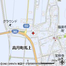 滋賀県長浜市高月町馬上1453周辺の地図