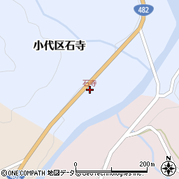 石寺周辺の地図