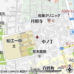 島根県松江市外中原町中ノ丁91-1周辺の地図