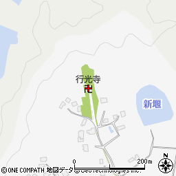 行光寺周辺の地図