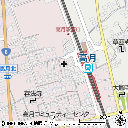 滋賀県長浜市高月町高月534-7周辺の地図
