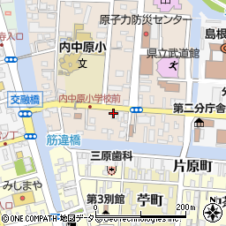 清水建設株式会社　松江営業所周辺の地図