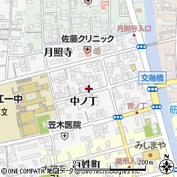 島根県松江市外中原町中ノ丁93-4周辺の地図