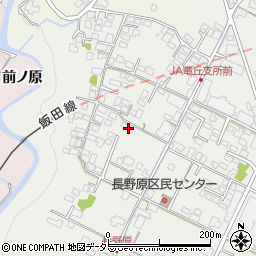 長野県飯田市長野原166周辺の地図