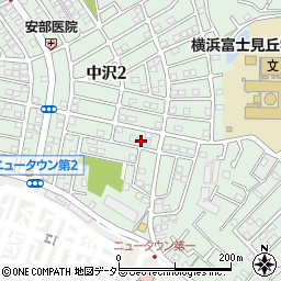 神奈川県横浜市旭区中沢2丁目11-5周辺の地図