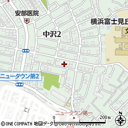 神奈川県横浜市旭区中沢2丁目11-6周辺の地図