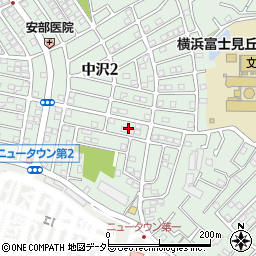 神奈川県横浜市旭区中沢2丁目11周辺の地図