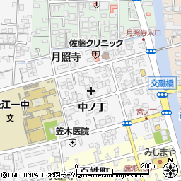 島根県松江市外中原町中ノ丁92-8周辺の地図