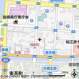 島根県松江市殿町395周辺の地図