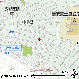 神奈川県横浜市旭区中沢2丁目11-17周辺の地図