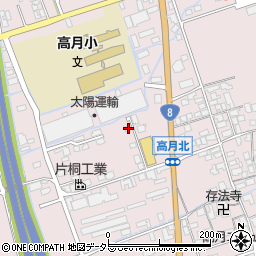 滋賀県長浜市高月町高月908-1周辺の地図