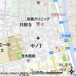 島根県松江市外中原町中ノ丁93-1周辺の地図