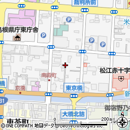 島根県松江市殿町424周辺の地図
