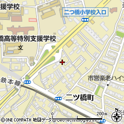 神奈川県横浜市瀬谷区二ツ橋町543-6周辺の地図