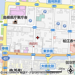 島根県松江市殿町394周辺の地図