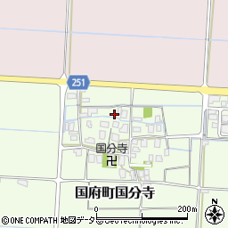 鳥取県鳥取市国府町国分寺周辺の地図