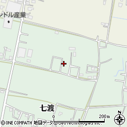 千葉県茂原市七渡2827周辺の地図