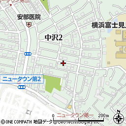 神奈川県横浜市旭区中沢2丁目11-14周辺の地図