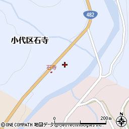 兵庫県美方郡香美町小代区石寺70周辺の地図
