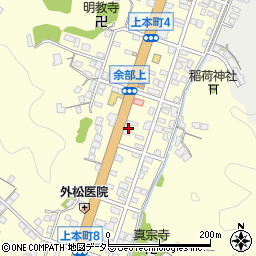 京都府舞鶴市余部上周辺の地図