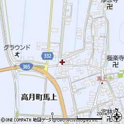 滋賀県長浜市高月町馬上2253周辺の地図