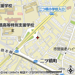 神奈川県横浜市瀬谷区二ツ橋町543-7周辺の地図
