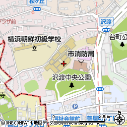 神奈川学園中学校周辺の地図