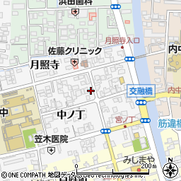 島根県松江市外中原町中ノ丁96周辺の地図