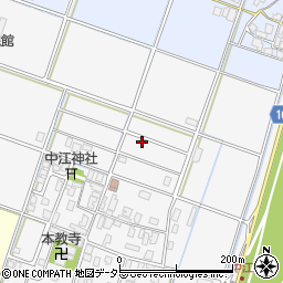 鳥取県倉吉市中江周辺の地図