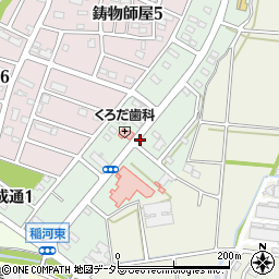 岐阜県関市平成通周辺の地図