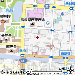 島根県松江市殿町97周辺の地図
