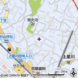 神奈川県横浜市保土ケ谷区上星川周辺の地図